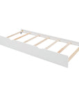 House Wood Kid's Bed with Wood Trundle
