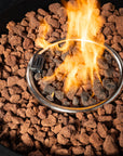 41.73" W Round Concrete Gas Fire Pit Bowl