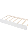 Twin Size Wood Daybed with Trundle