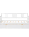 Twin Size Wood Daybed with Trundle