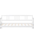 Twin Size Wood Daybed with Trundle