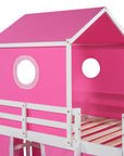 Bunk Bed with Slide, Tent and Tower