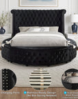 (BonaNest Sample) Vigor Glam Storage Platform Bed
