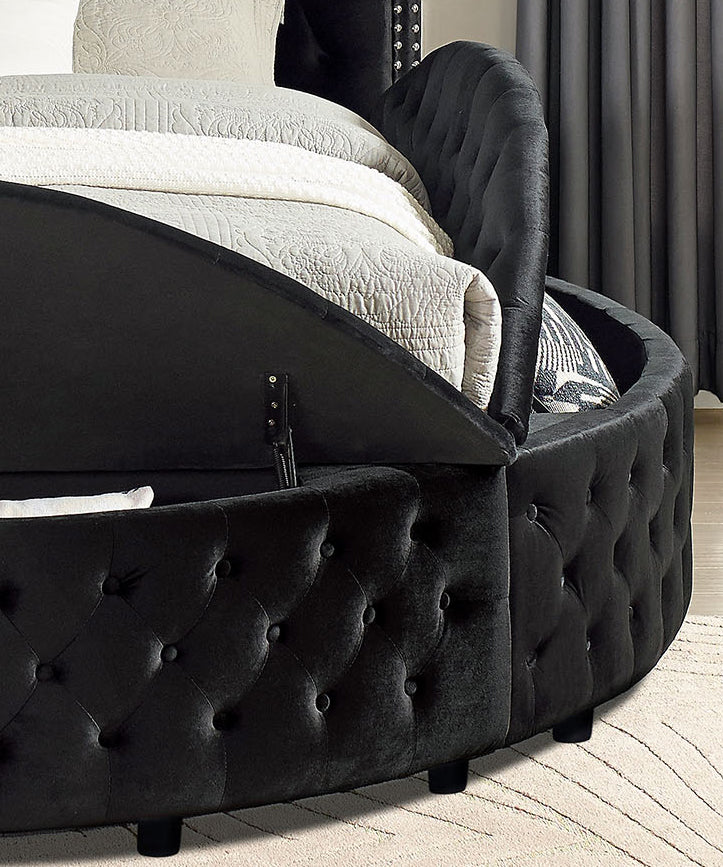 (BonaNest Sample) Vigor Glam Storage Platform Bed