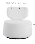 29.13" W Uphostered Swivel Living Room Chair
