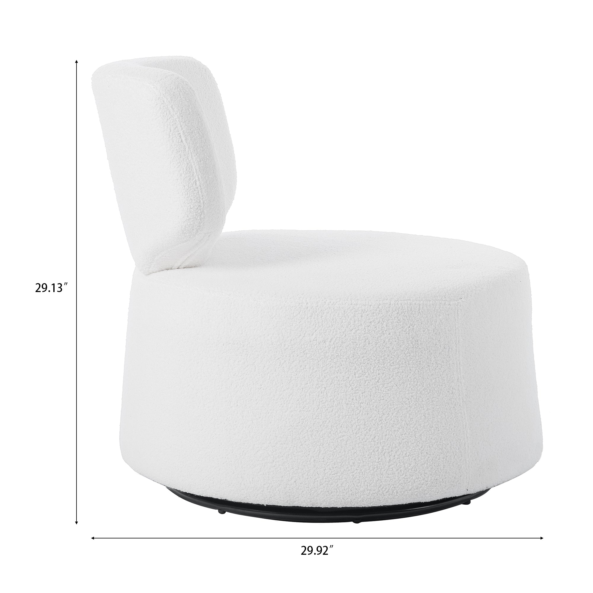 29.13" W Uphostered Swivel Living Room Chair