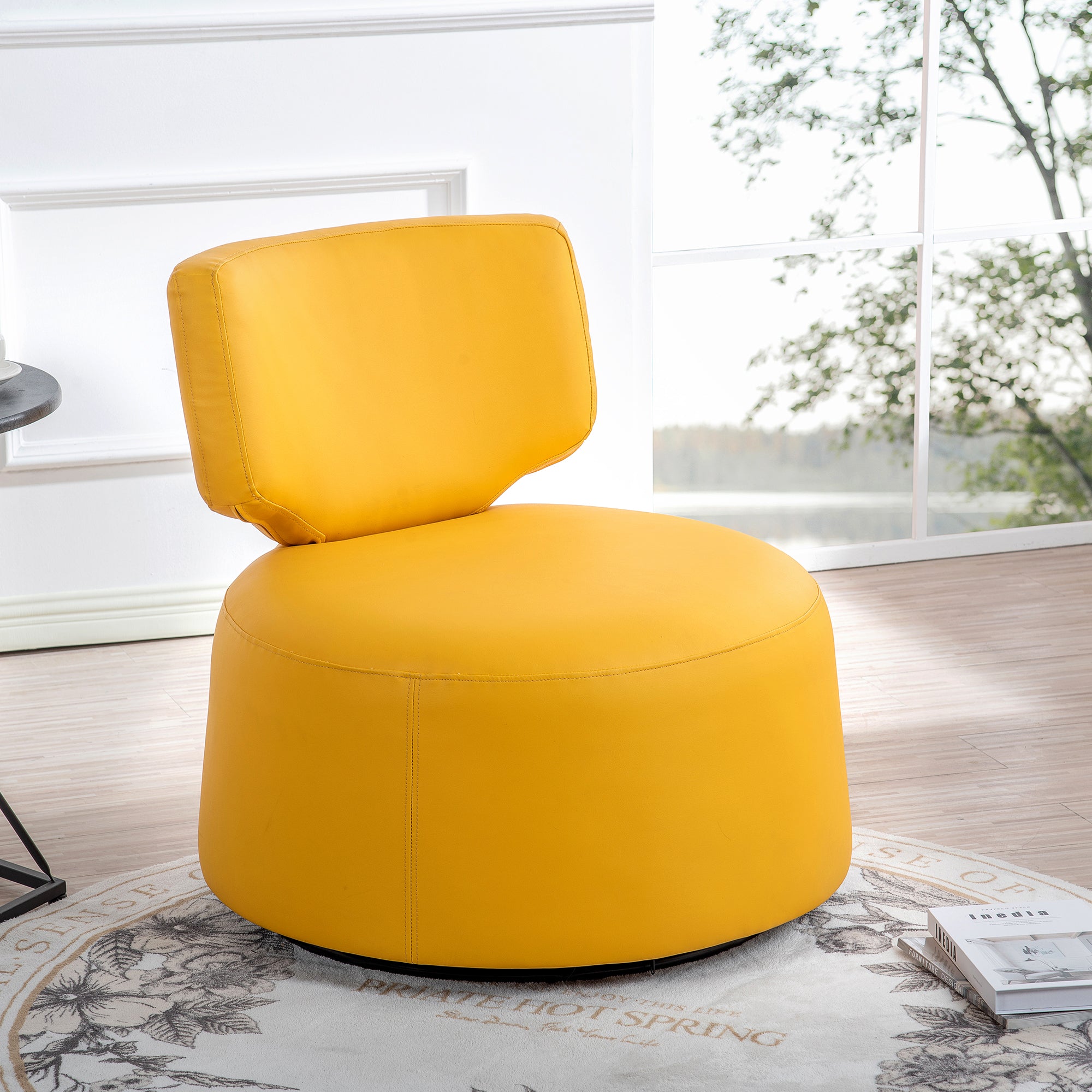 29.13" W Uphostered Swivel Living Room Chair