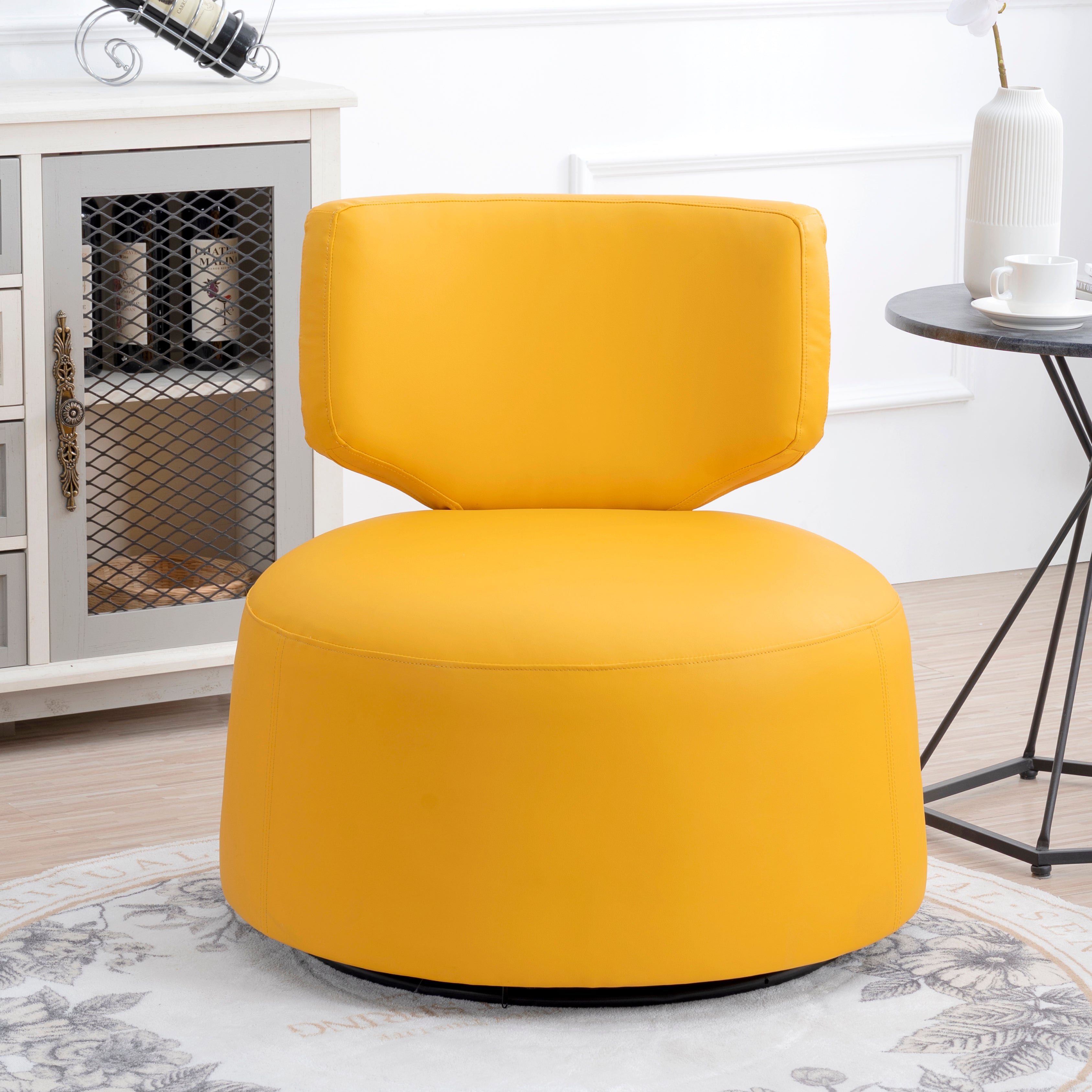 29.13" W Uphostered Swivel Living Room Chair