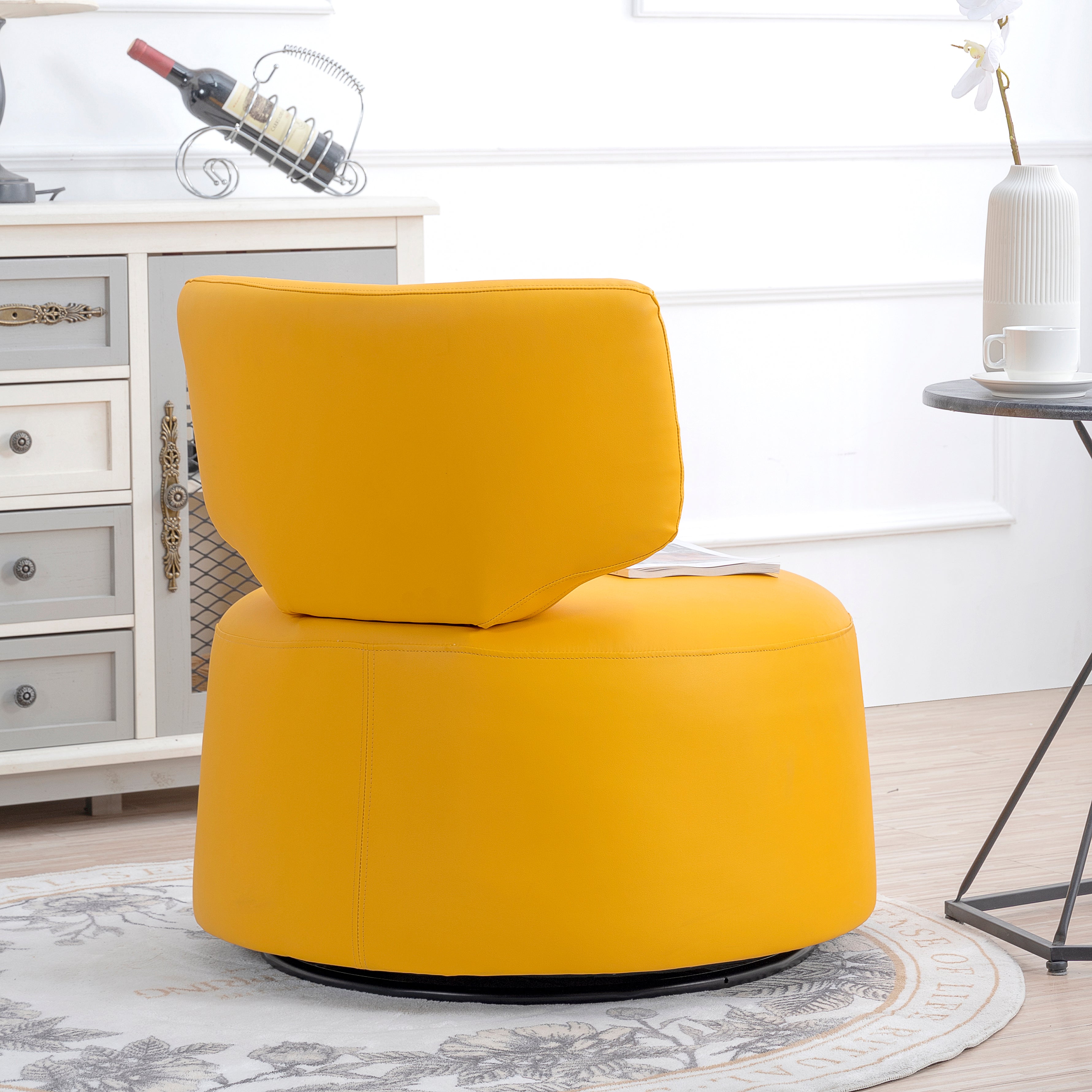 29.13" W Uphostered Swivel Living Room Chair