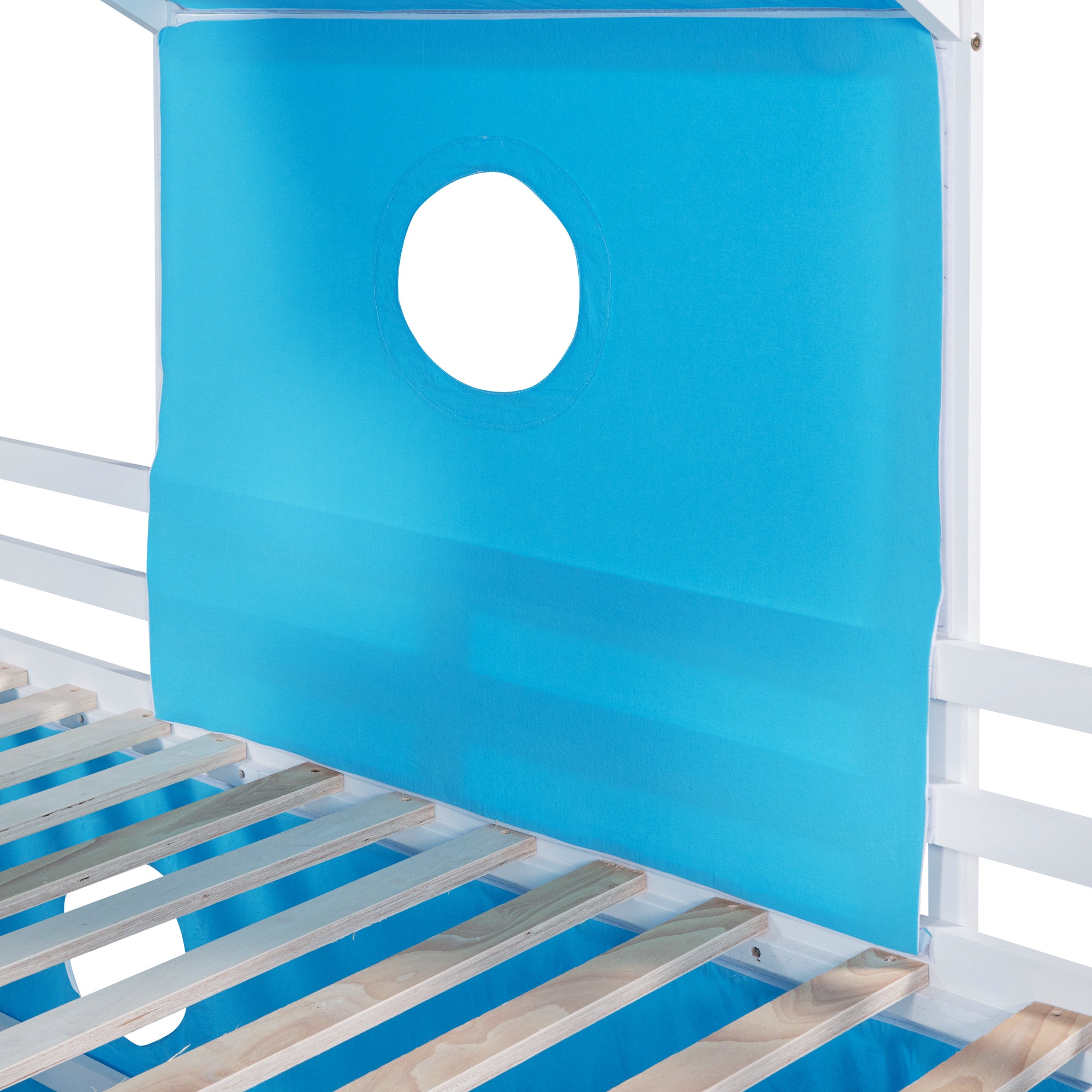 Bunk Bed with Slide, Tent and Tower